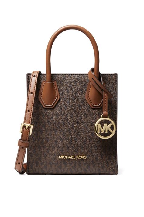 michael kors mercer crossbody brown|Michael Kors extra small handbags.